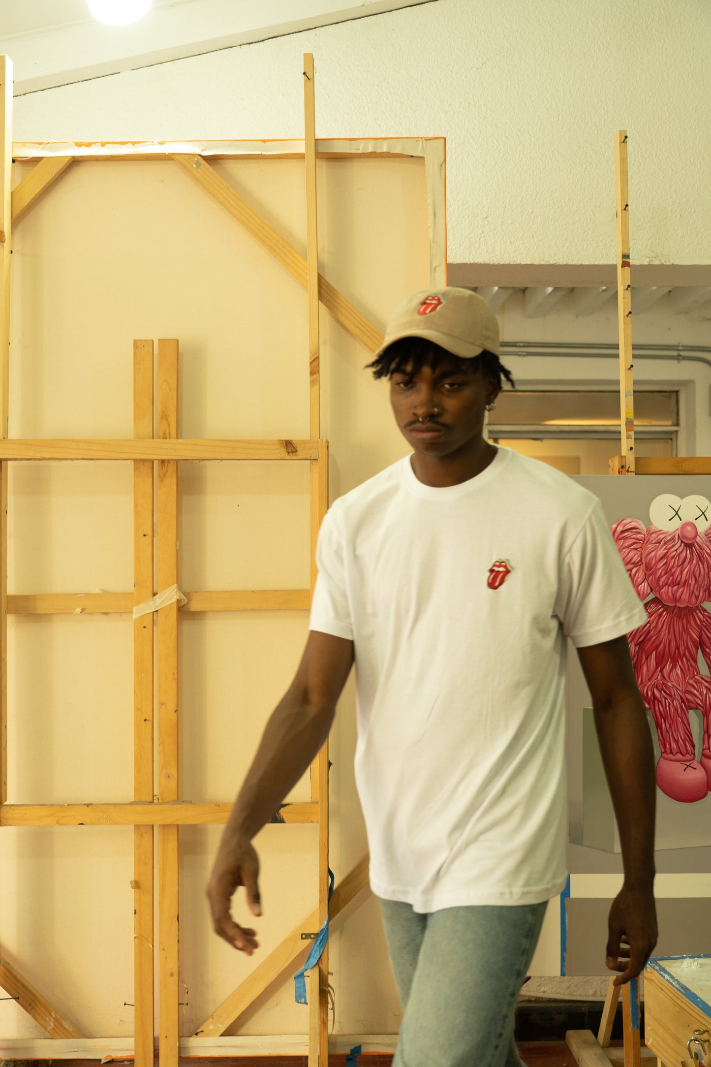 Rolling Stones Cap | Beige