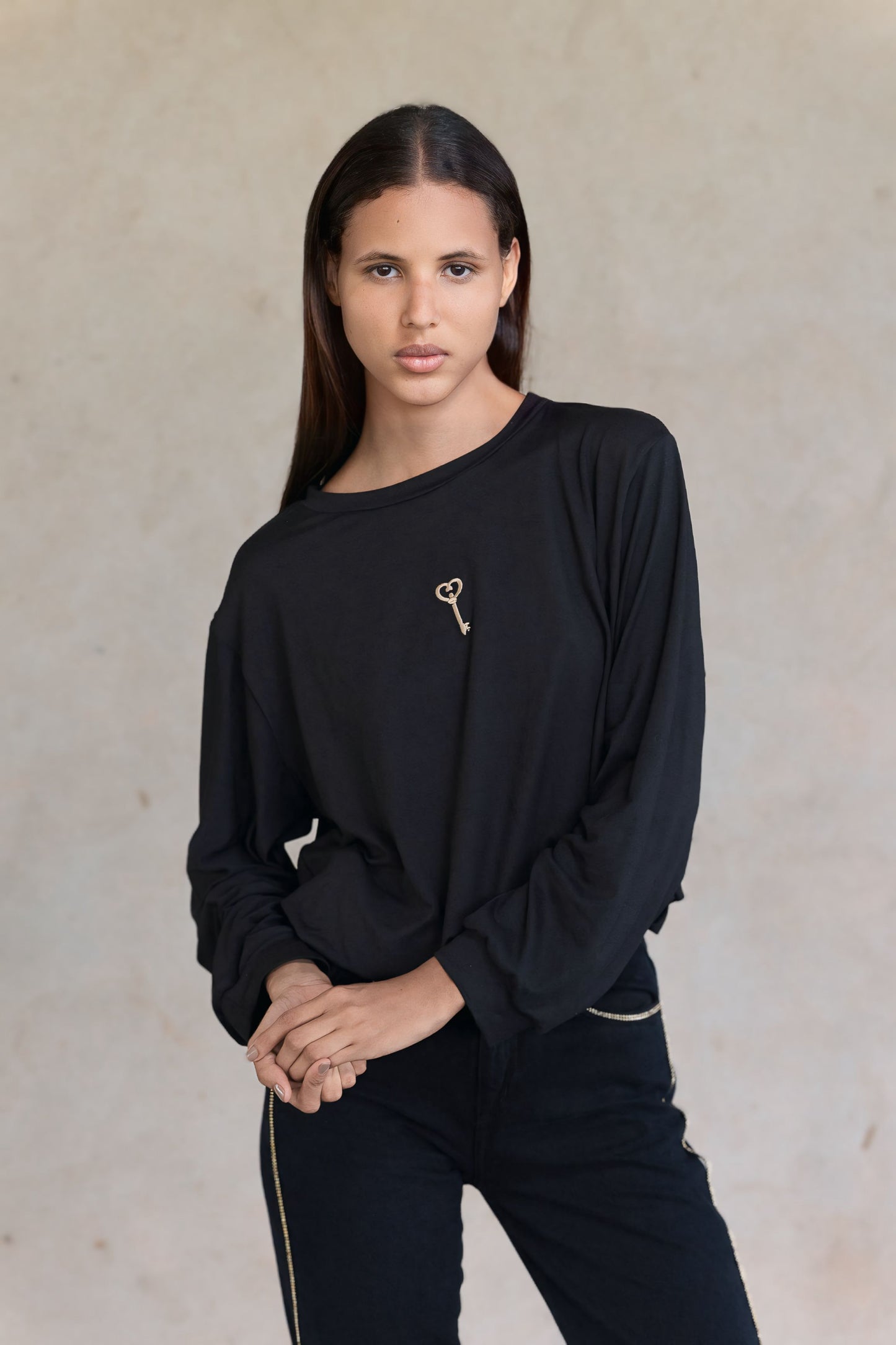 Amo Key Black Sweatshirt