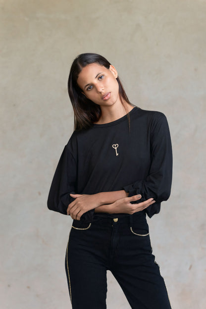 Amo Key Black Sweatshirt