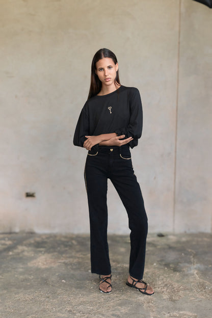 Amo Key Black Sweatshirt