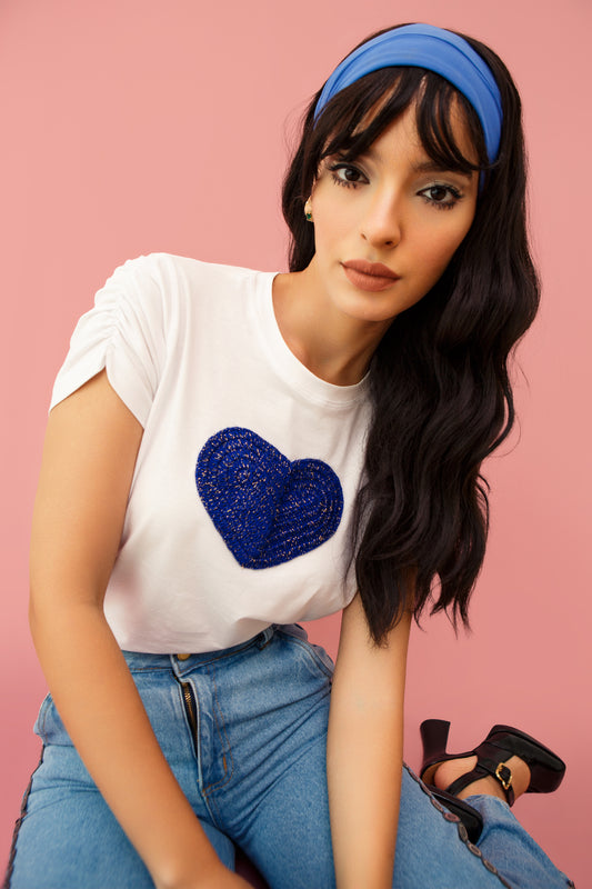 Blue Heart Lover T-shirt
