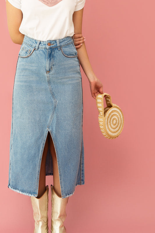 The Mini Lover Bag | Gold & Blue