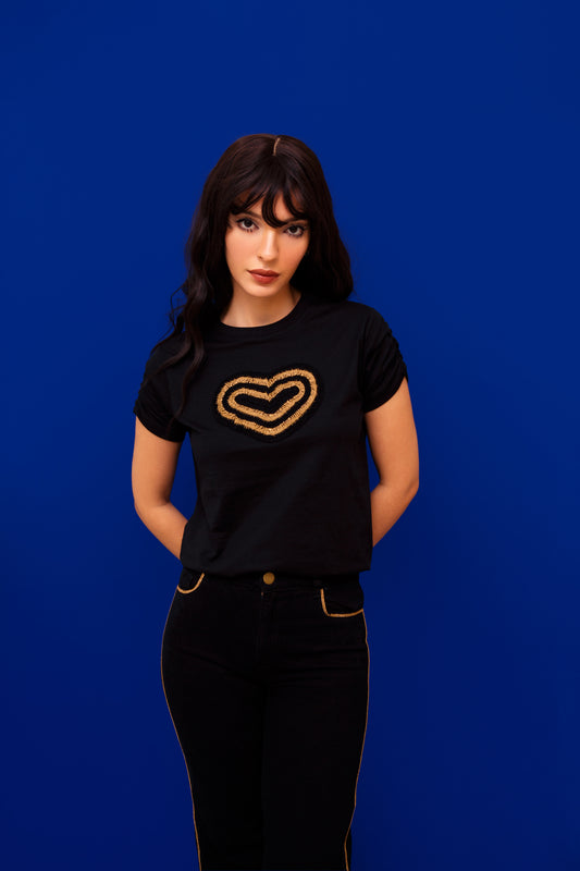 Gold & Black Lover T-Shirt