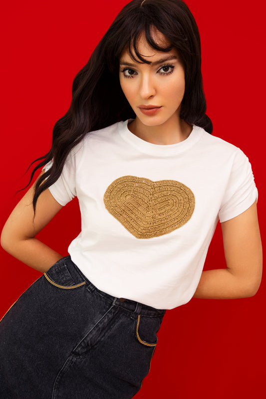 Gold Heart Lover T-Shirt