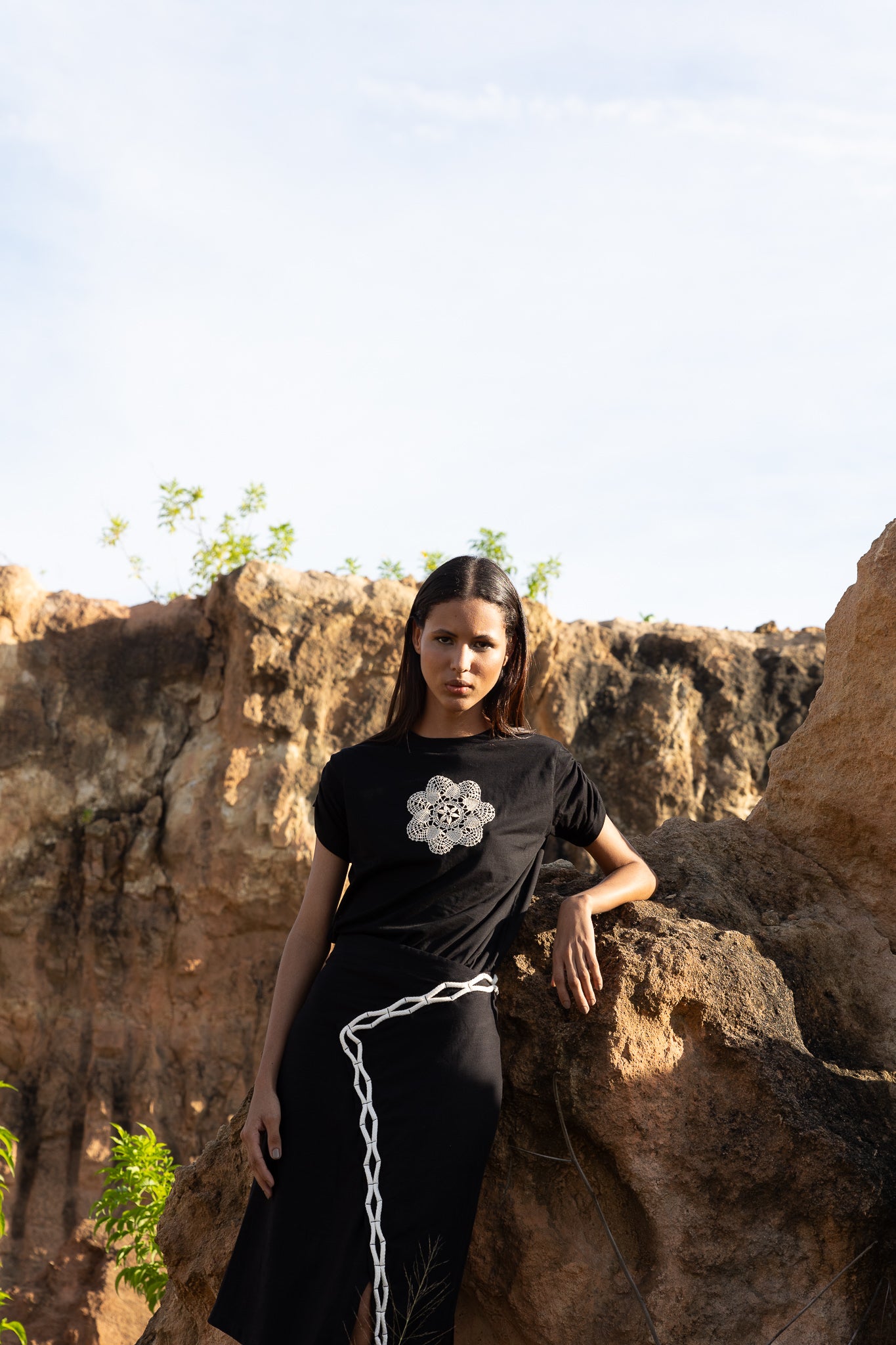 Sand Black T-Shirt