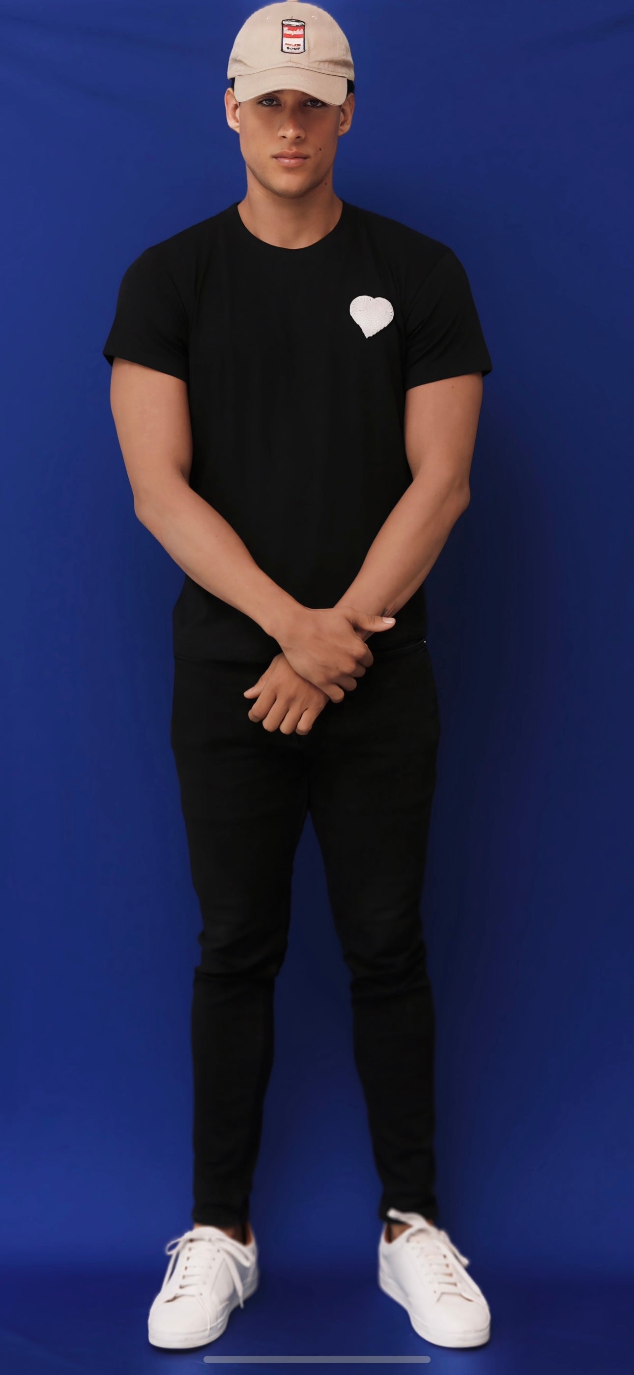 Black White Heart T-shirt